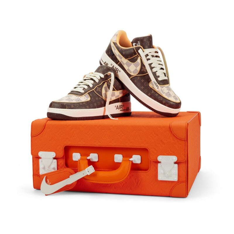 Louis Vuitton x Nike Air Force 1 - Monogram Brown Damier Azur