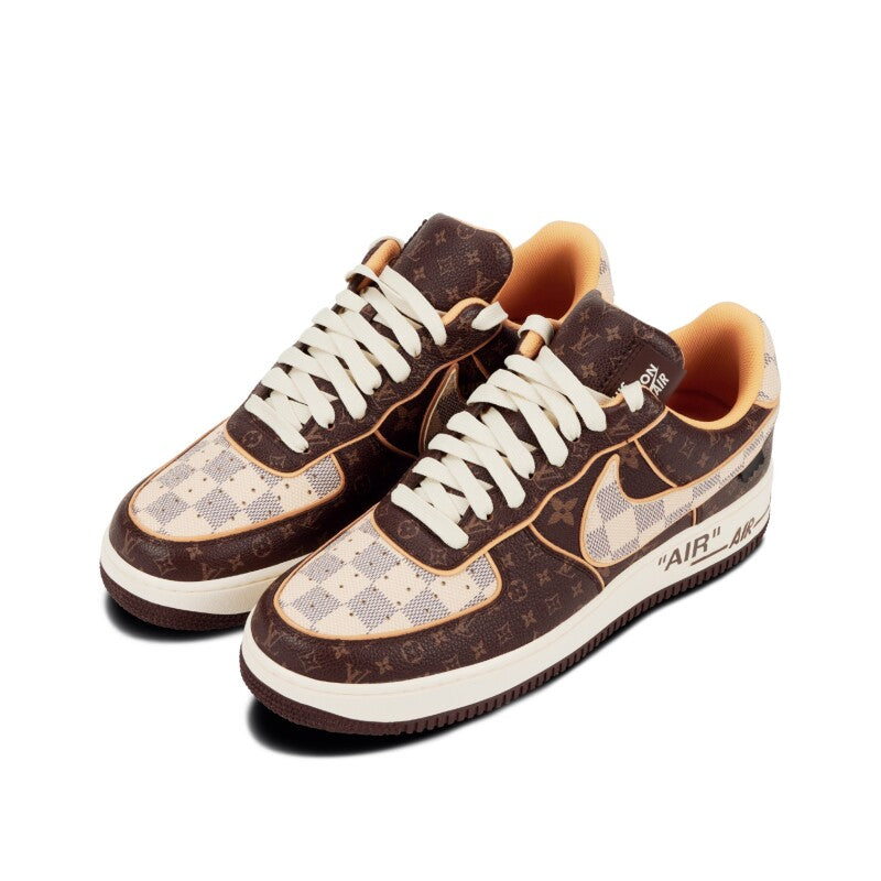 Louis Vuitton x Nike Air Force 1 - Monogram Brown Damier Azur