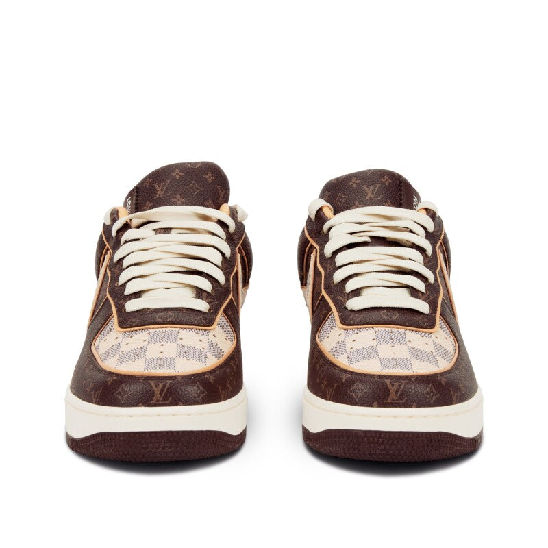 Louis Vuitton x Nike Air Force 1 - Monogram Brown Damier Azur
