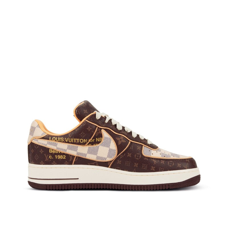 Louis Vuitton x Nike Air Force 1 - Monogram Brown Damier Azur