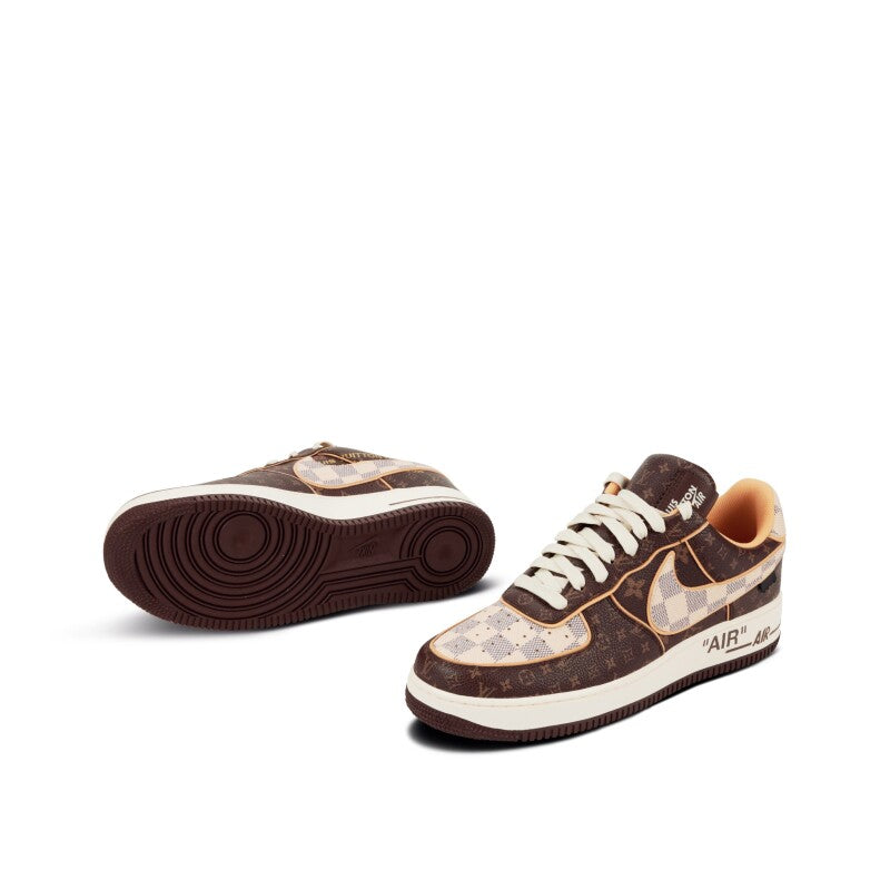 Louis Vuitton x Nike Air Force 1 - Monogram Brown Damier Azur
