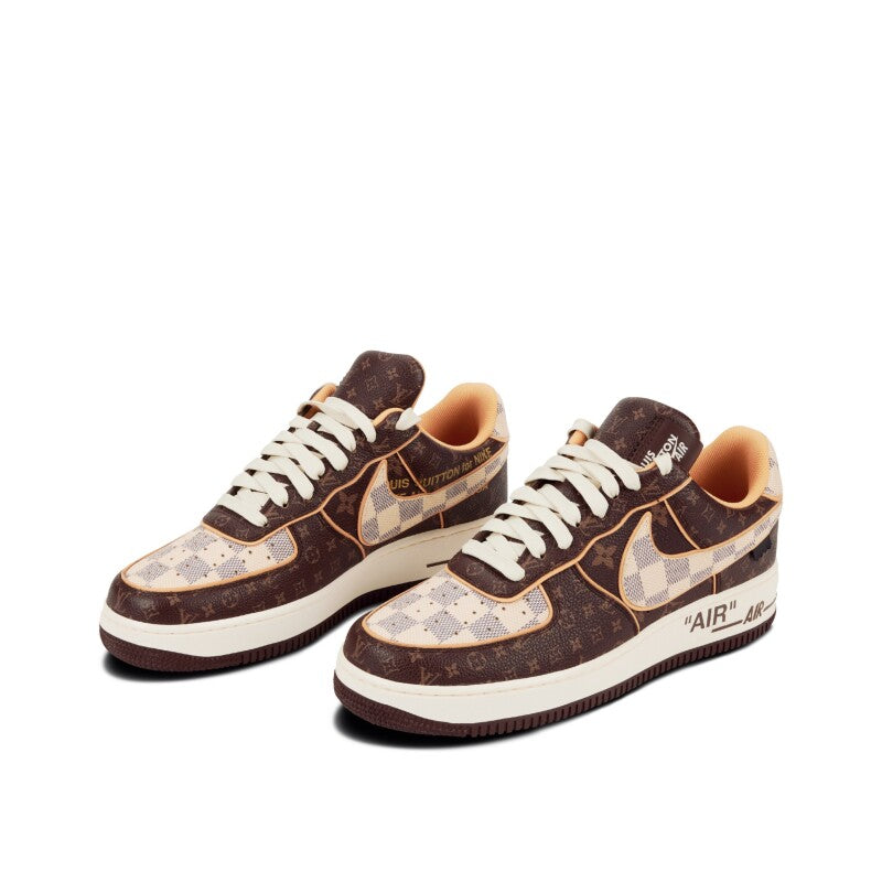 Louis Vuitton x Nike Air Force 1 - Monogram Brown Damier Azur