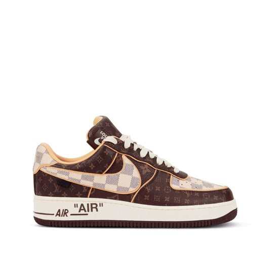 Louis Vuitton x Nike Air Force 1 - Monogram Brown Damier Azur